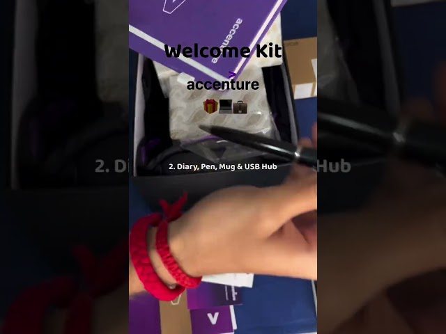 Accenture welcome kit 2026|Accenture Welcome Kit unboxing #accenture #welcomekit