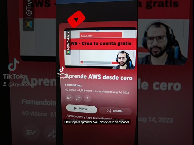 Playlist para aprender AWS desde cero en español