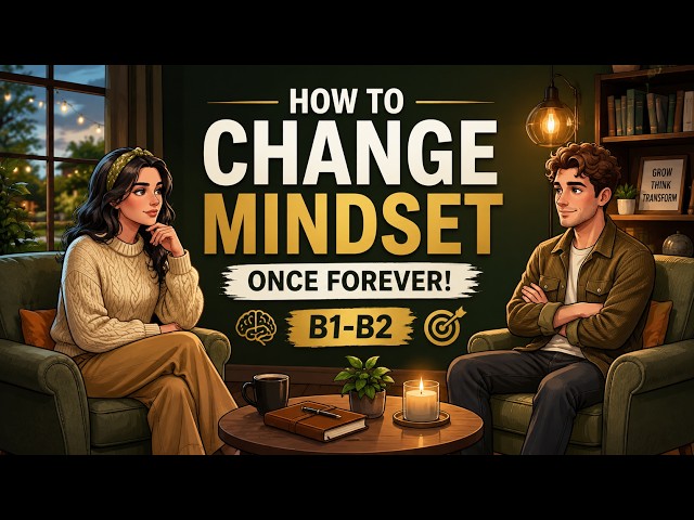 How to Change Your Mindset and Change Your Life | Real English Conversation