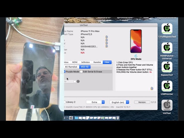 UniTool | Hello Screen Bypass 18.7.3-26.5+  iPhone Xr to 11 Pro Max, SE2 and iPad A12 A13 No signal
