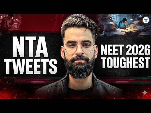 🚨NTA Tweets: NEET 2026 paper will be TOUGHEST! Wassim Bhat 