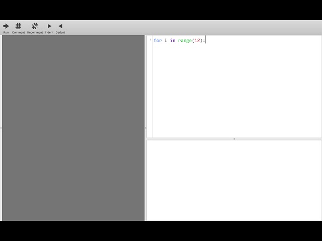 Loop: for i in range()