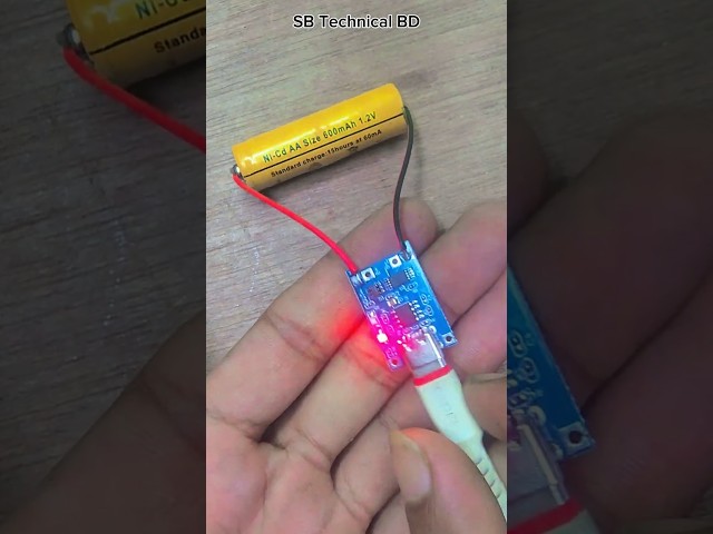 Type-C Charging Module Connection | Easy & Correct Wiring Tutorial #diy #experiment #charging