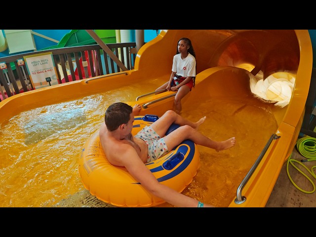 Aqua Duel Racer Water Slide at OKANA Resort & Indoor Waterpark