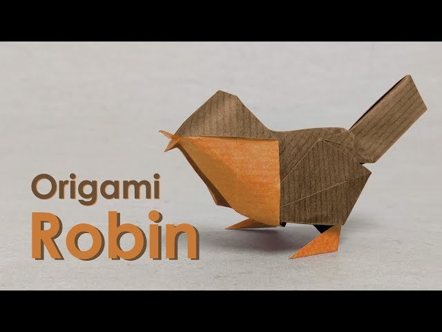 Origami Bird Tutorial: Robin (David Brill)