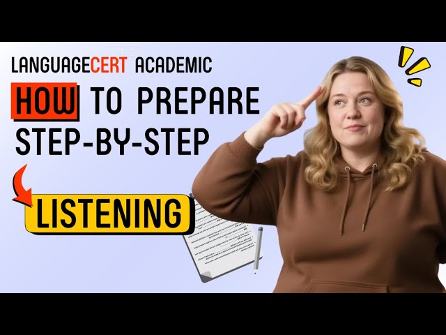 LanguageCert Academic Online Test Listening | How to Prepare Step-by-Step EP01