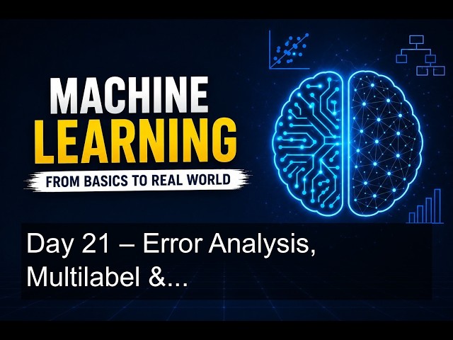 Day 21 – Error Analysis, Multilabel & Multioutput Classification