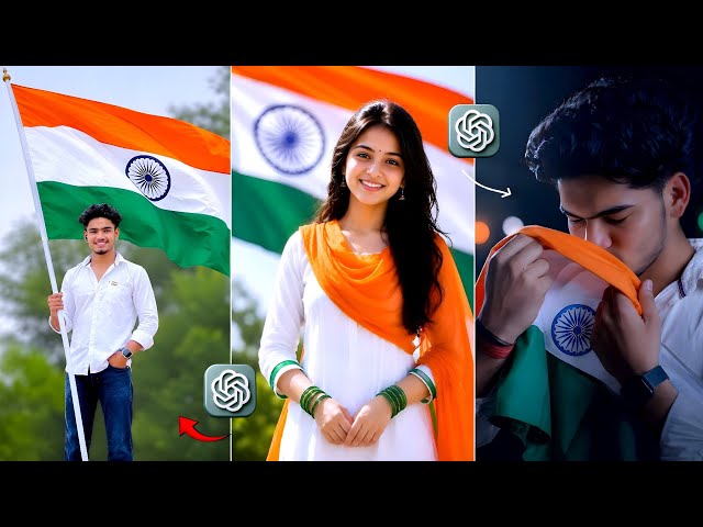 15 August AI Photo Editing 2026 🇮🇳 | Independence Day Photo Editing | Tiranga AI Photo Prompt