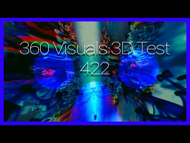 360° Visuals - Crazy Water Colors - 3D Test 422