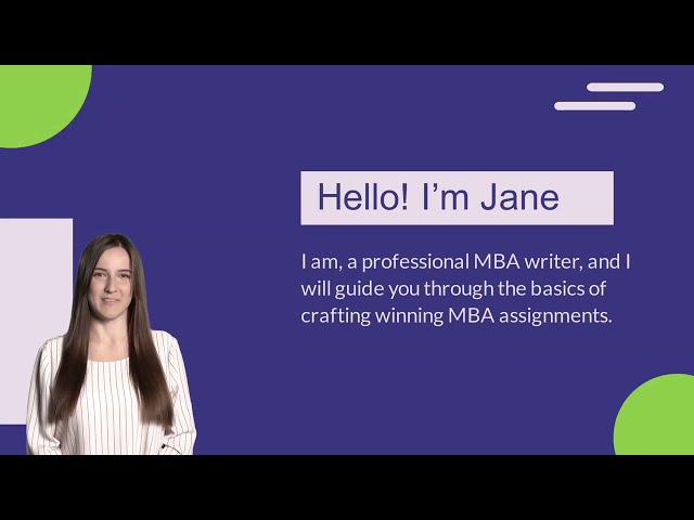 How to Write an MBA Assignment Help