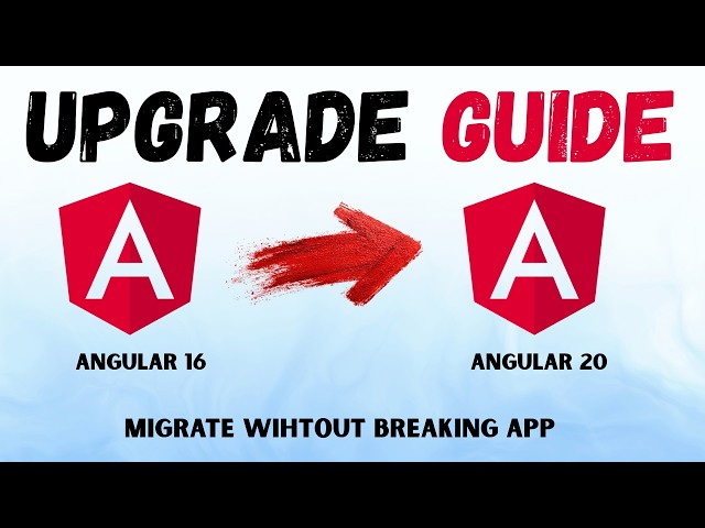 Upgrade angular 16 to angular 20 | Migrate Angular 20 | Angular 20