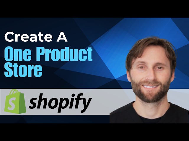 How to Create a One Product Shopify Store [2026 Guide]