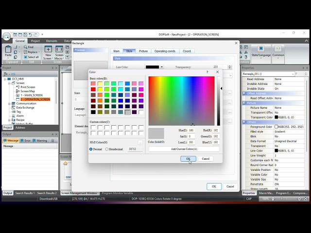 Delta HMI Screen Development , DOP Software Tutorial