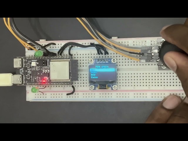 Smart Interactive Edu-Kit Using OLED Joystick and Voice Feedback