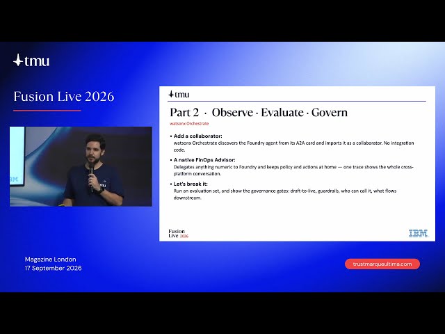 Fusion Live 2026 | From Infrastructure to Intelligence: AI, FinOps and IBM Bob in Action