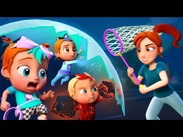 MEGA BABiES are BACK!!  Hiding Baby Powers from Mom & Dad!  Freeze Navey, Smart Adley, & Super Niko