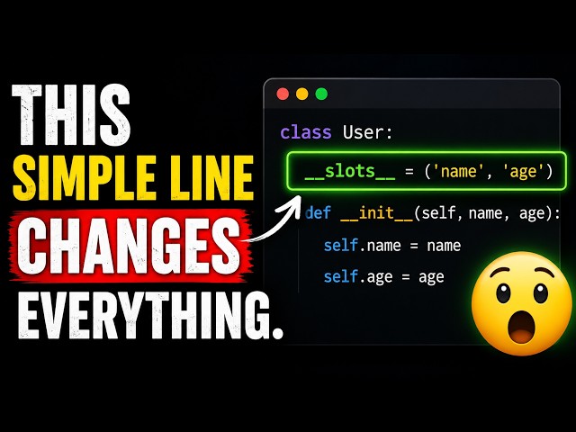 Stop Wasting RAM in Python! Use __slots__