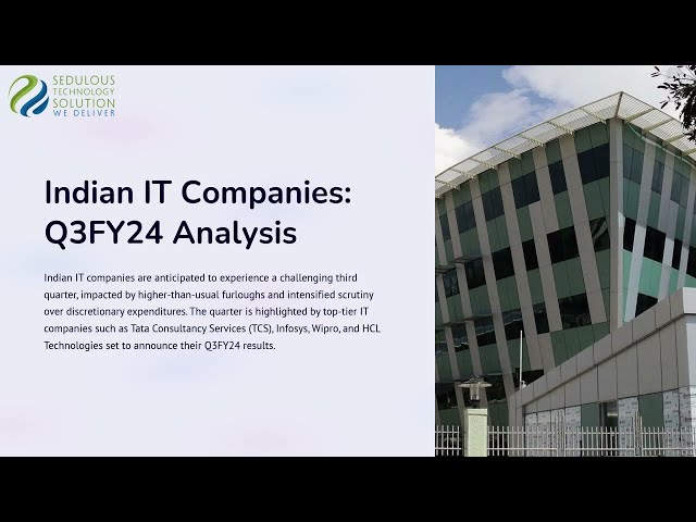 Decoding Indian IT's Triumph: Q3FY24 Insights & Growth Trends #IndianIT #TechAnalysis #Q3FY24Report"