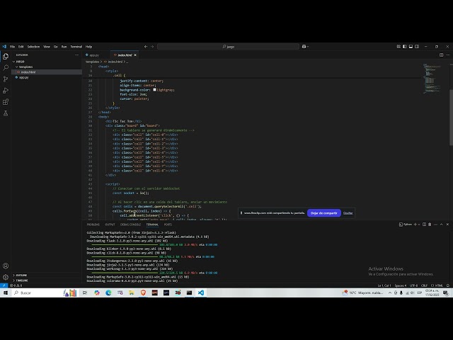 Jugo de gato en python usando socketio