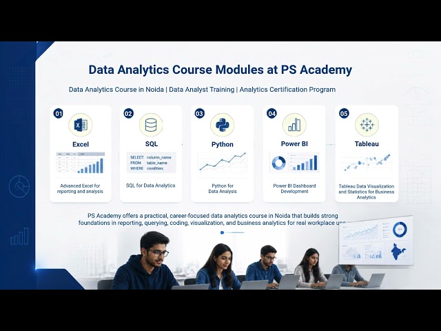 Data Analytics Institute in Noida| PS Academy Training