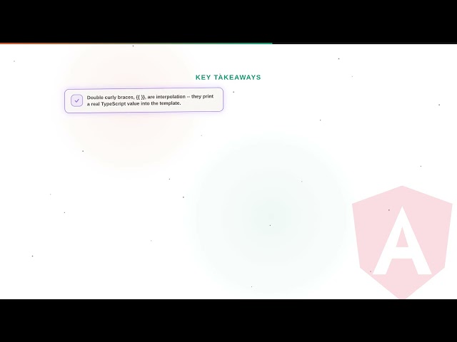 Angular - Web development basic Series: Component Templates and Interpolation
