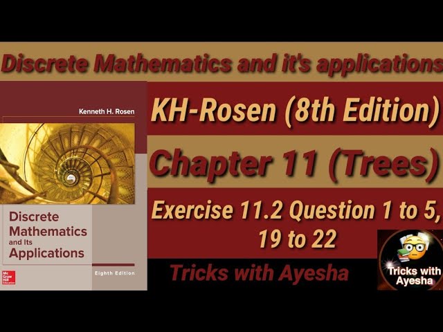 Lecture 5 Discrete mathematics and it's applications KH-Rosen(8th Edition) Chapter 11 Section 11.2
