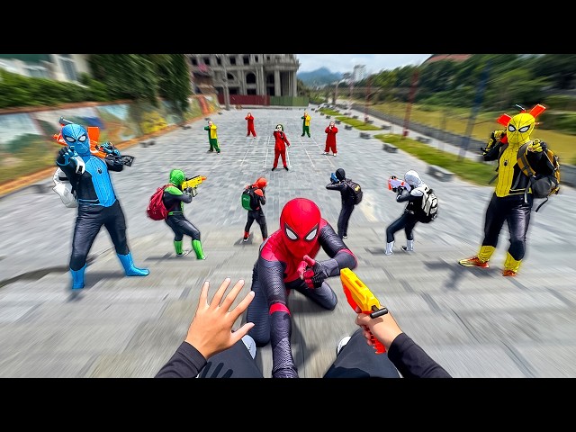 What If Am a BAD GUY? My Mission is Destroy Team SPIDER-MAN ( Disguise Action POV )