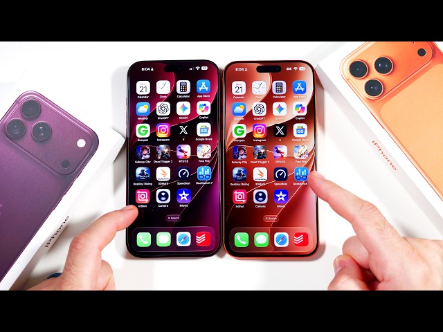 iPhone 18 Pro Max vs iPhone 17 Pro Max Speed Test