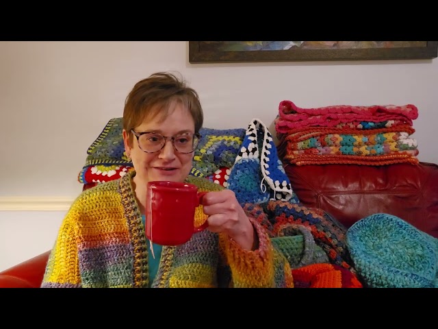 Ep. 50: Finished Objects, All the Bitty Stripes, including my finished cardigan!