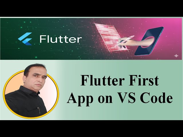 How to Run Flutter first app on VS Code | Tutorial - 8 | Dr. Vipin Classes