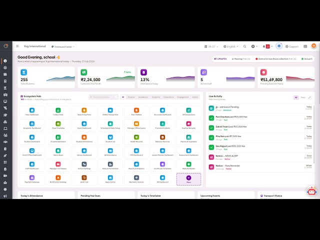 Multi-School ERP SaaS V3.5 🚀 Complete Source Code Demo | Laravel 12 + Flutter | ProjectWorlds