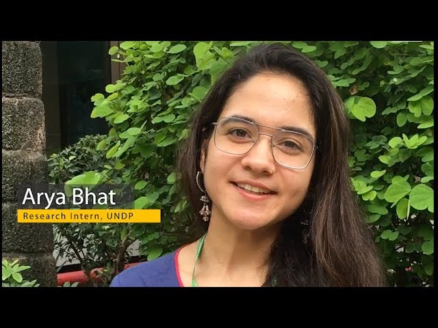 #InsideUNDP: Behind the scenes with Arya Bhat, Research Intern, UNDP India