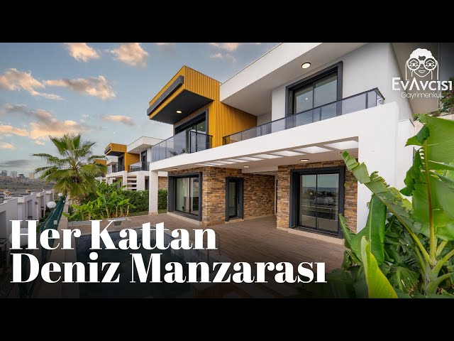 Sea View from the Living Room, Pool, and Bedrooms | Villa for Sale in Kusadasi SOLD