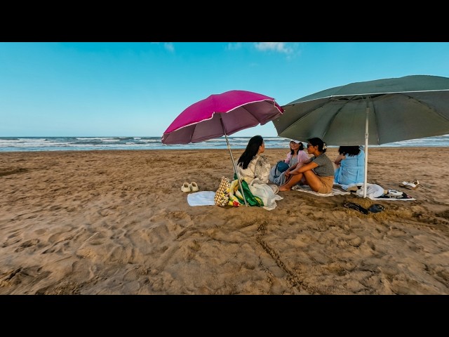 🔥 Summer Beach 360 | Feel the Summer Heat | High-Energy Shoreline Stroll