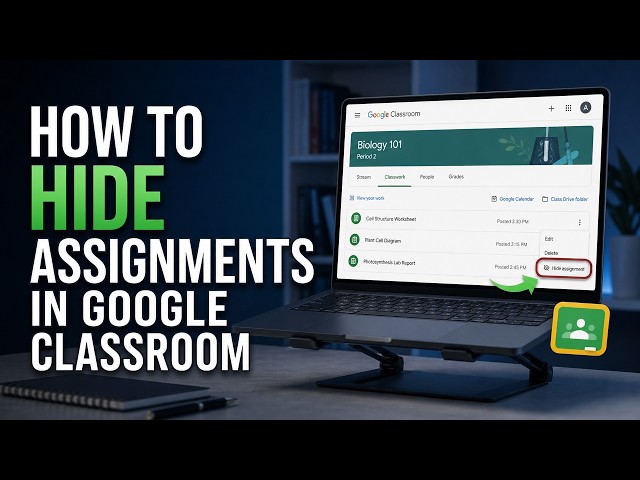 How to Hide Assignments in Google Classroom (Clean Up Your Stream)