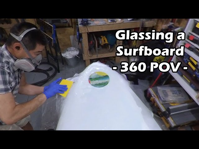 Glassing a Surfboard 360 POV | Filmed with the Insta360 One R