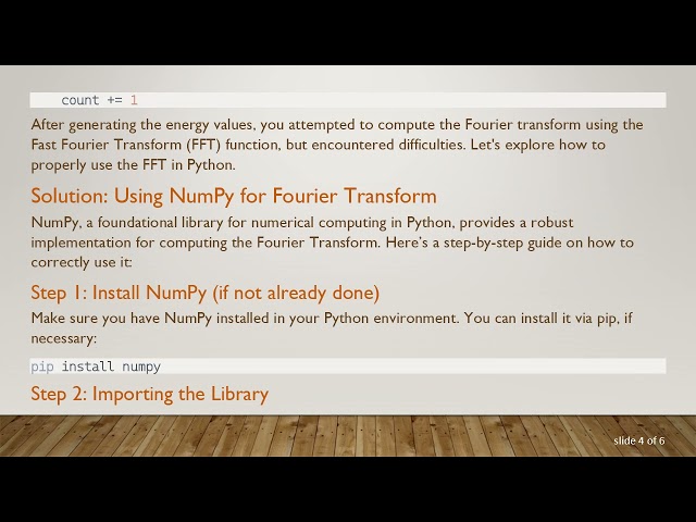 How to Find Fourier Transform Magnitude of a Function in Python