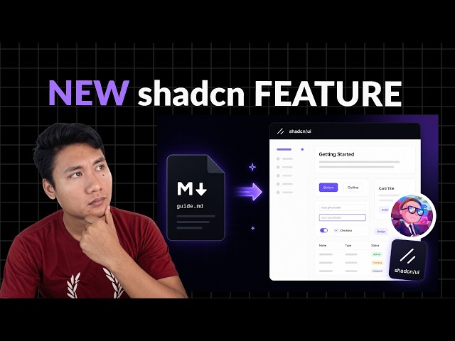 shadcn Just Dropped Typeset — Style Your Markdown in 60 Seconds