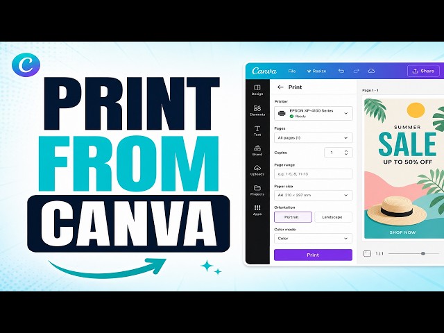 How To Print From Canva To Epson Printer (Quick & Easy)