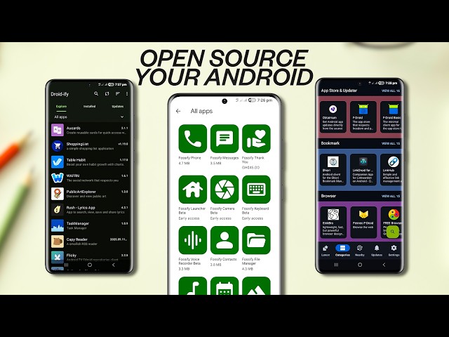 Best Free Open Source Alternatives to Default Apps!