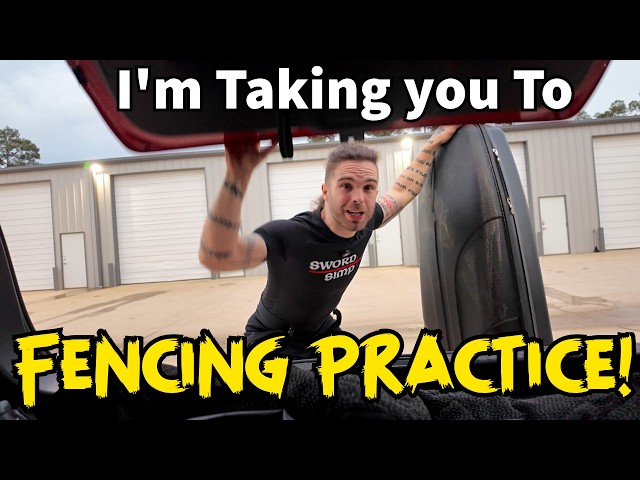 I'm Taking you to Fencing with me!