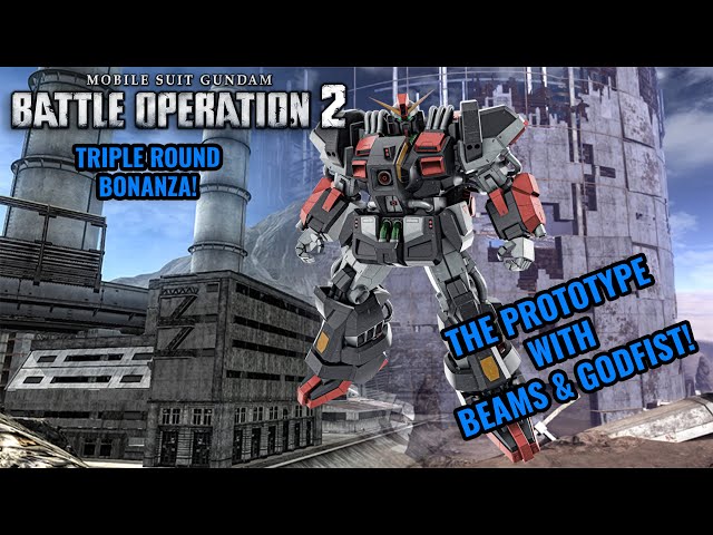 GUNDAM BATTLE OPERATION 2 - MRX-007 PROTO PSYCHO GUNDAM: The Prototype With Beams & Godfist! | V.194