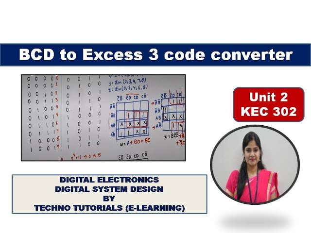 U2L2.6 | BCD to Excess-3 code converter | BCD to Excess 3 Code Conversion  | BCD to Excess-3