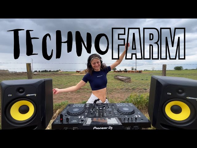 HARD BOUNCE TECHNO AT THE FARM🐮☁️ MINI MIX - 160BPM(average) | ISABEL
