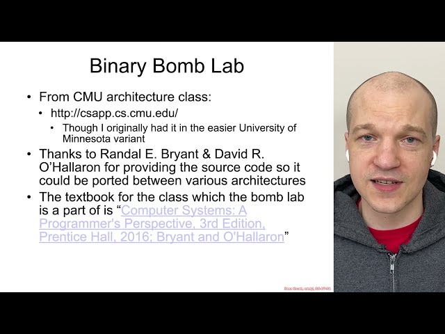CMU Binary Bomb Lab: Intro - Architecture 1001: x86-64 Assembly