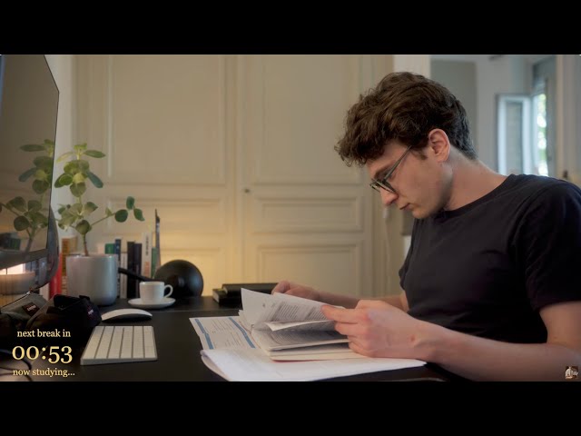 1 HOUR | Study With Me | Deep work, No music, No breaks