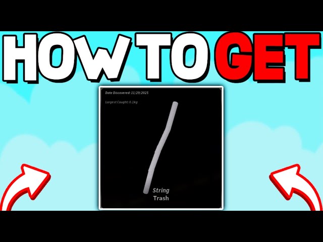 How To GET STRING in FISCH! Roblox
