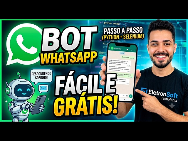 Criei um BOT de WHATSAPP que Responde Sozinho! (Grátis, Fácil e Passo a Passo)