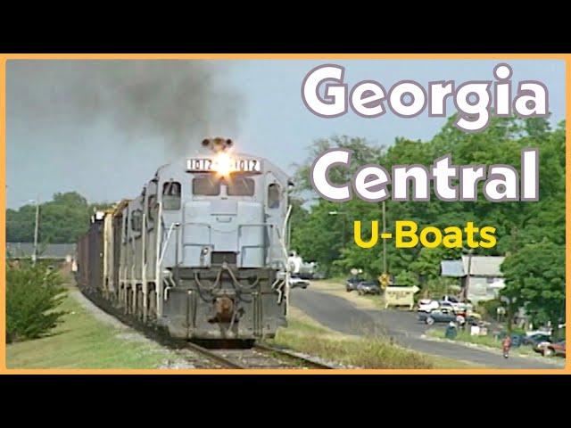 Georgia Central Railway in the 1990s - GE “U-Boat” U30B and U33B Locomotives