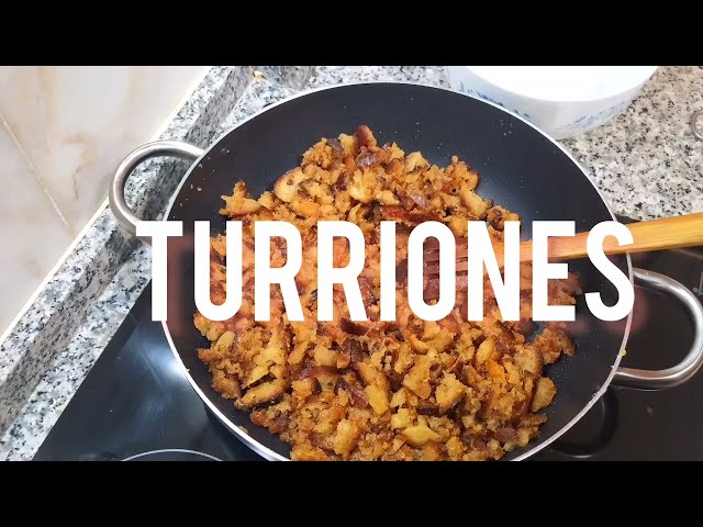 Turriones, traditional recipe from Aliste